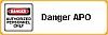 3D-Sticker<br>(Danger APO)